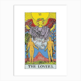 The Lovers Art Print