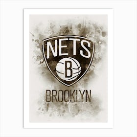 Brooklyn Nets 4 Art Print