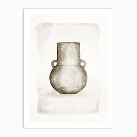 Watercolor Art 'Vase I', Aga Szafranska Art Print