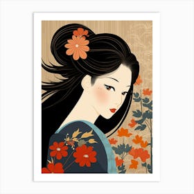Ukiyo Beauty Japanese Style 11 Art Print