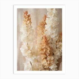 Boho Dried Flowers Snapdragon 4 Art Print