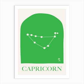 Zodiac Capricorn  Art Print