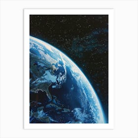 Earth From Space Art Print