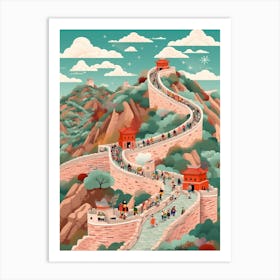 The Great Wall Of China China 3 Art Print