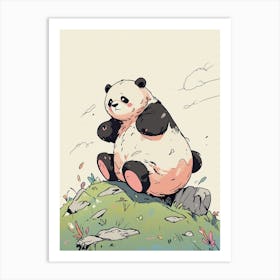 Panda Bear 3 Art Print