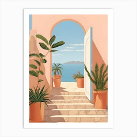 Doorway To The Sea 2 Art Print