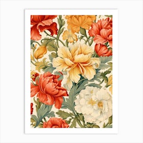 Floral Pattern 24 Art Print