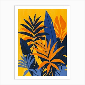 Tropical Leaves 35 Art Print