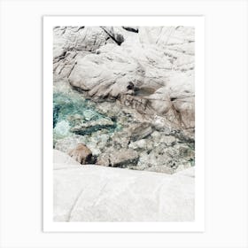 Ikaria, Blue Zone Stream Art Print