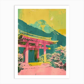 Uji Japan Duotone Silkscreen 2 Art Print