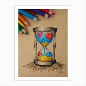 Hourglass 3 Art Print