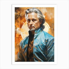 Michael Douglas (1) Art Print