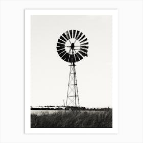 Wheatbelt Windmill Art Print