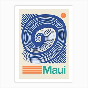 Surf Maui Art Print