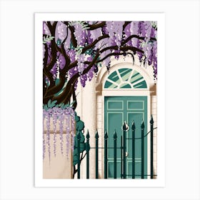 Wisteria Bloom Art Print