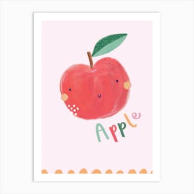 Cute Apple Nursery Baby And Kids Art Print