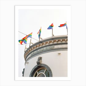 San Francisco Castro District on Film Art Print