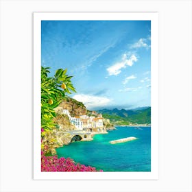 The Amalfi Coast, Italy Art Print