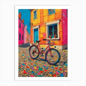 Bicycle In The Street Art Print