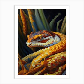Corn Snake Painting Art Print