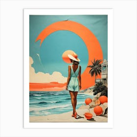 'The Beach' 1 Art Print