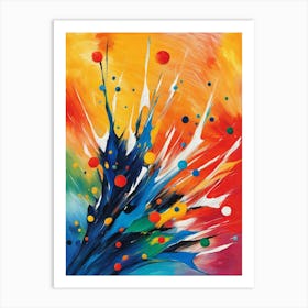 Abstract Painting Colourful Abstract Art, Art Print Art Print