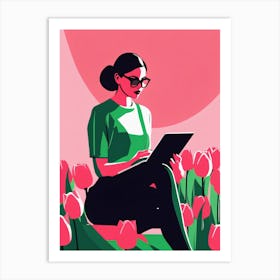 Messages In Bloom Art Print