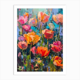 Poppies In Bloom Art Print