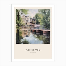 Westerpark Amsterdam Netherlands 2 Vintage Cezanne Inspired Poster Art Print