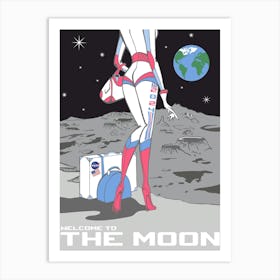 Welcome Moon Art Print