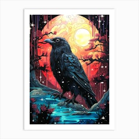 Raven Art Print