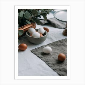 Easter Table Setting 15 Art Print