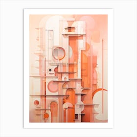 Abstract Geometric Architecture 9 Art Print