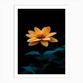 Yellow Flower 1 Art Print