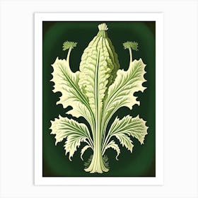 Horseradish Herb Vintage Botanical Art Print