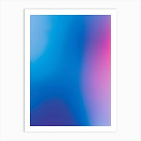 Blurred Blue And Purple Background Art Print