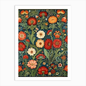 William Morris Flowers Art Print