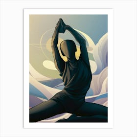 Yoga Pose 2 Art Print