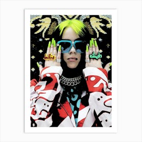 Billie Eilish 2 Art Print