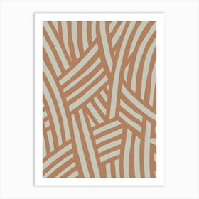 Zigzag Pattern 2 Art Print