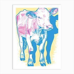 Cow Painting 5 Art Print