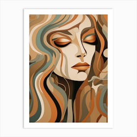 Abstract Of A Woman 7 Art Print