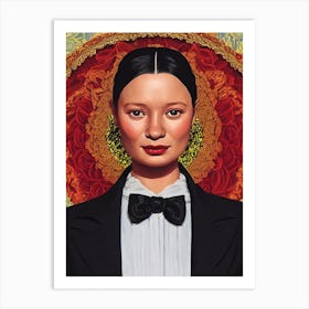 Mia Wasikowska Illustration Movies Art Print