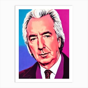 Alan Rickman Pop Movies Art Movies Art Print