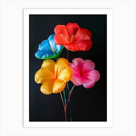 Bright Inflatable Flowers Nasturtium 2 Art Print