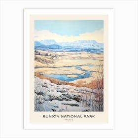 Runion National Park France 3 Poster Art Print