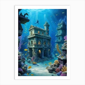 Beauty of underwater world 7 Art Print