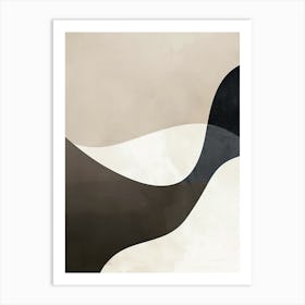 Abstract Hush Minimalist Style Art Print