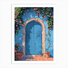 Blue Door 54 Art Print