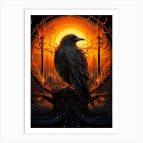 Raven Art Print